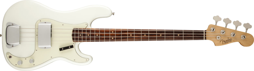 Fender AM Vintage '63 Precision Bass - Olympic White | Long & McQuade