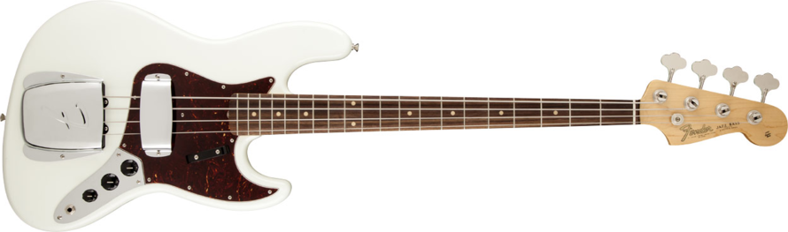 Fender AM Vintage '64 Jazz Bass - Olympic White | Long & McQuade