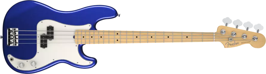 Fender American Standard Precision Bass - Maple Neck - Mystic Blue