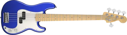Fender American Standard Precision Bass V - 5 String - Maple - Mystic Blue