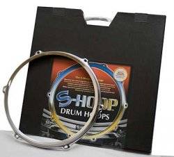 S-Hoop Drum Hoops - 10 Inch 6 Hole Chrome/Steel