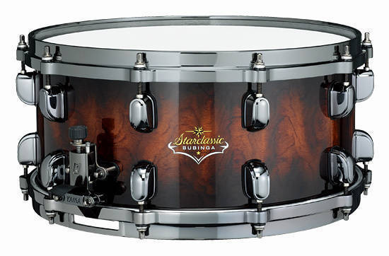 5.5 x 14 inch Starclassic Bubinga Elite Snare - Quilted Mocha Burst