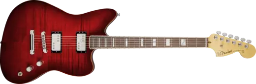 Fender Select Carved Maple Top Jazzmaster HH - Cayenne Burst
