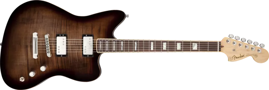 Fender Select Carved Maple Top Jazzmaster HH - Twilight Burst