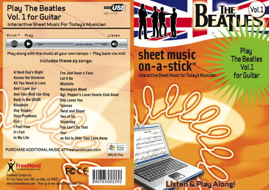 Play The Beatles, Vol.1 (Music On a Stick) - Guitar Tab