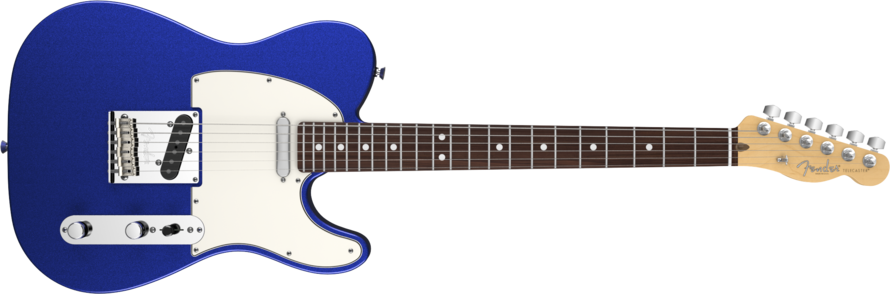 Fender American Standard Telecaster - Rosewood Neck - Mystic Blue | Long &  McQuade