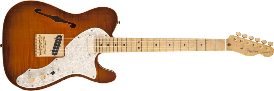 Fender Select Thinline Telecaster with Gold Hardware - Violin Burst
