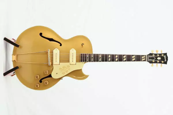 ES-295 1952 Tribute w/Trapeze Bridge & P-90s - Gold