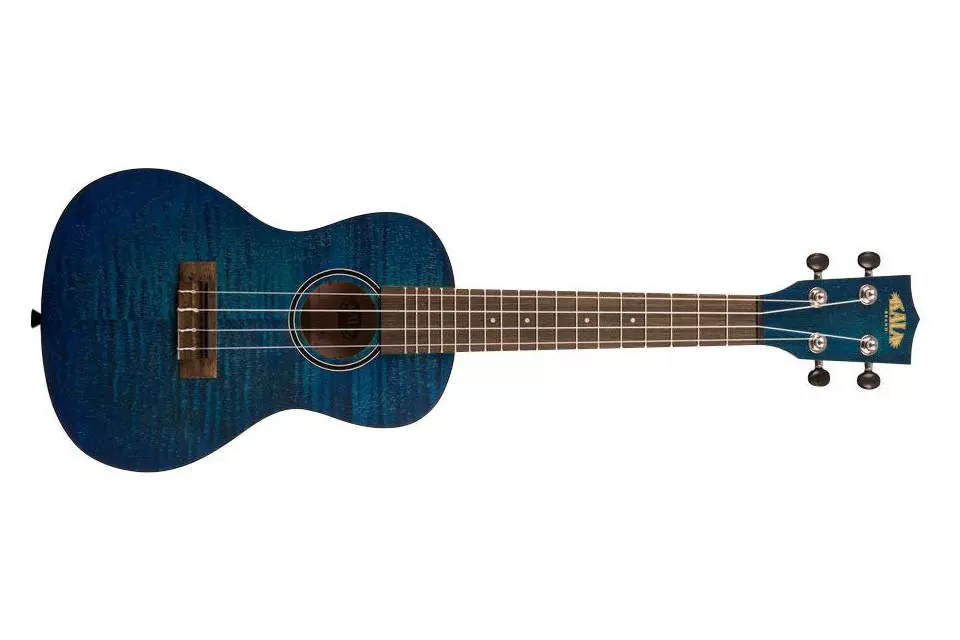 Exotic Mahogany Concert Ukulele - Translucent Blue