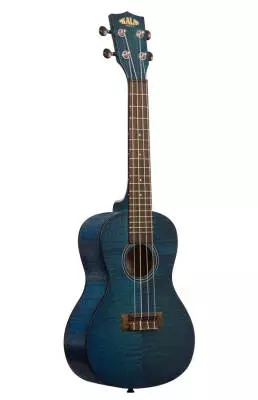 Exotic Mahogany Concert Ukulele - Translucent Blue