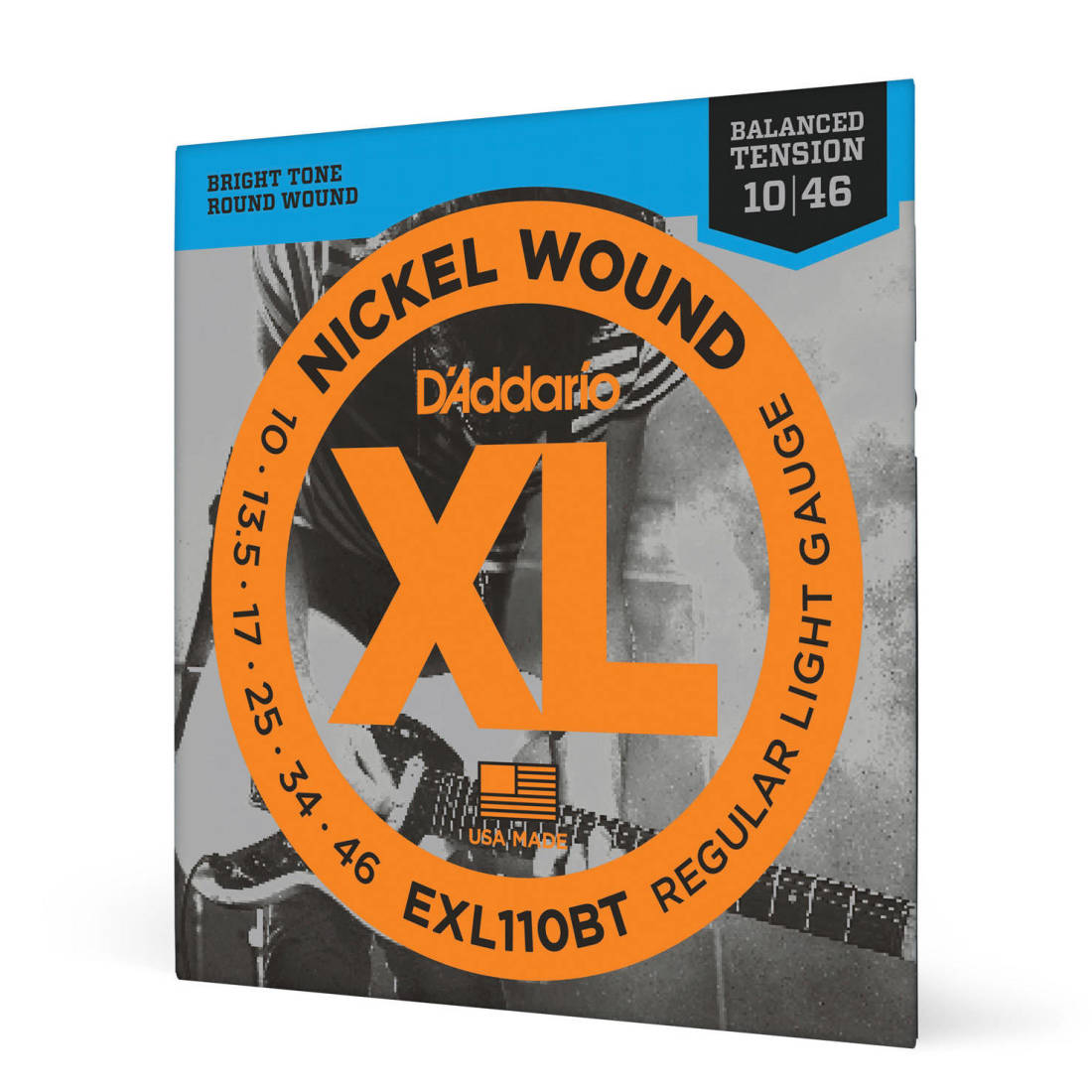 EXL110BT - Nickel Wound Balanced Tension Electric Guitar Strings - 10 to 46