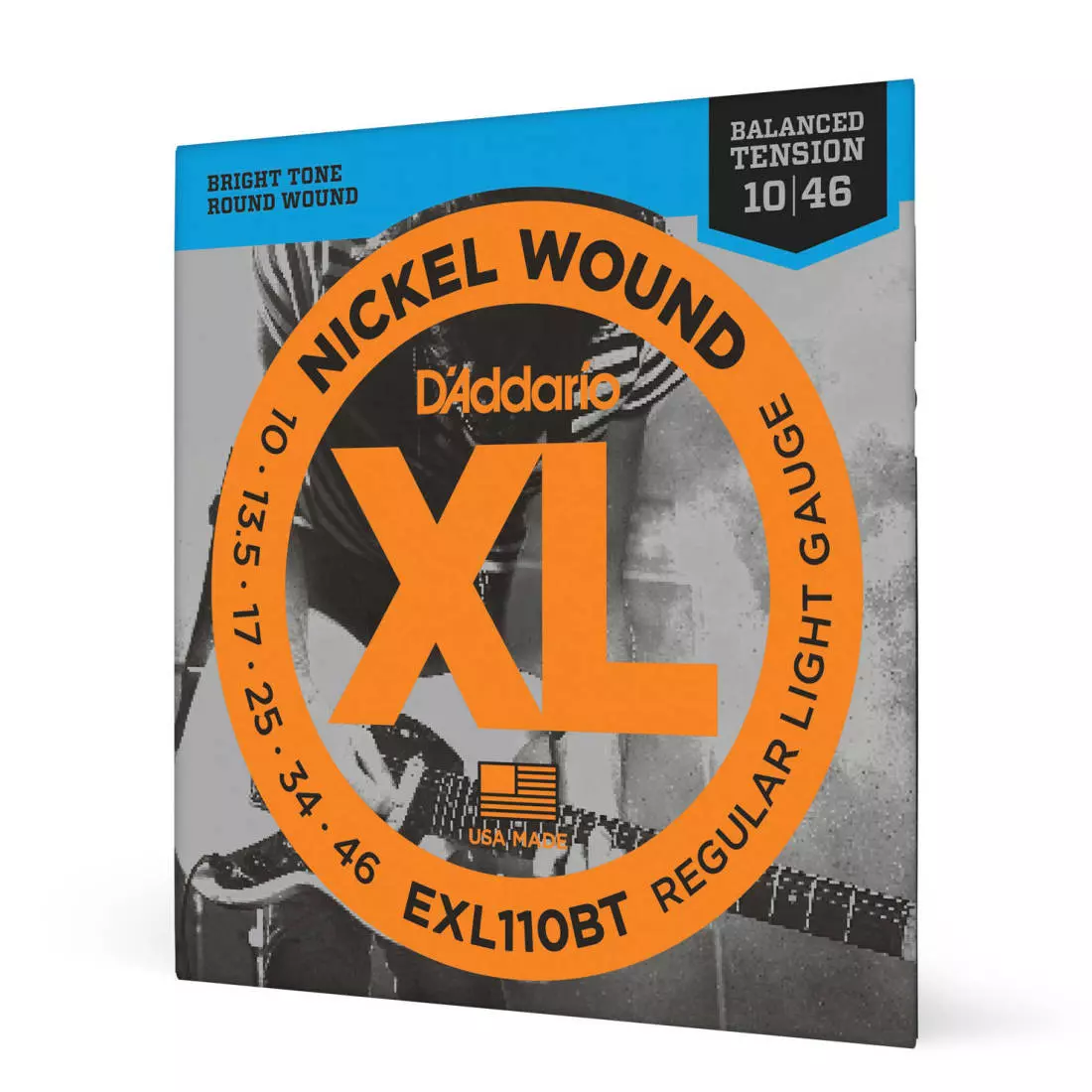 EXL110BT - Nickel Wound Balanced Tension Electric Guitar Strings - 10 to 46