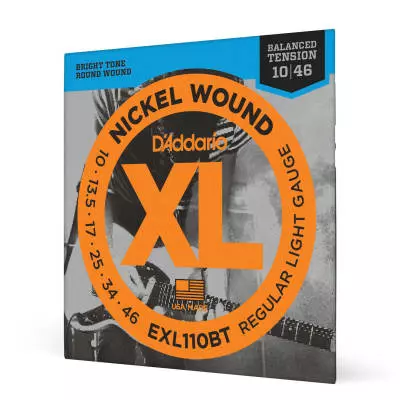 DAddario - EXL110BT - Nickel Wound Balanced Tension Electric Guitar Strings - 10 to 46