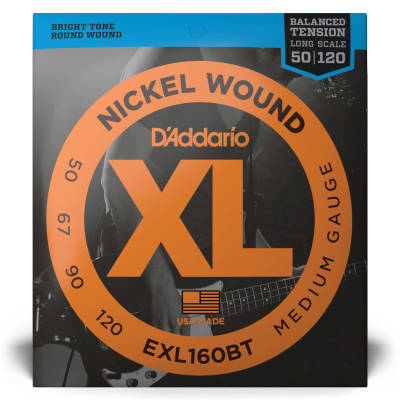 EXL160BT - Nickel Wound Balanced Tension Bass Guitar Strings - 50 to 120