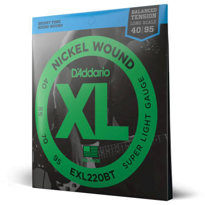 EXL220BT - Nickel Wound Balanced Tension Bass Guitar Strings - 40 to 95