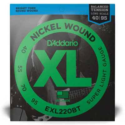 EXL220BT - Nickel Wound Balanced Tension Bass Guitar Strings - 40 to 95