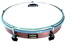Latino 14 Inch Hand Drum, Plastic Head