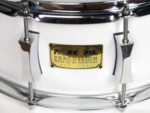 6 x 14 Inch Maple/Rosewood Snare - White Satin