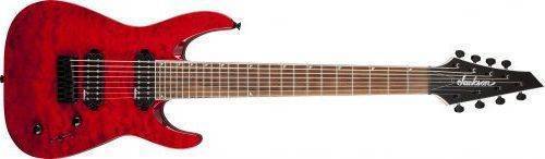 JS32-8Q DKA Dinky 8 String Electric Guitar - Transparent Red