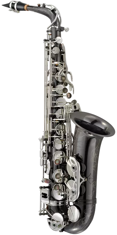 Black Nickle Alto Saxophone w/ Silver Keys