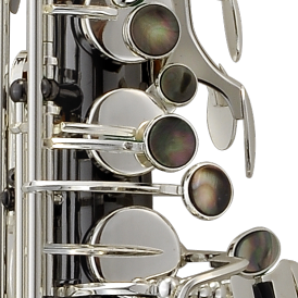 Black Nickle Alto Saxophone w/ Silver Keys