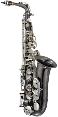 P Mauriat - Black Nickle Alto Saxophone w/ Silver Keys