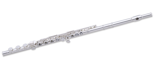 Pearl Flutes - 505RBE-1RB Quantz Series Silver Plated Flute - Offset G, Split E, B Foot, Open Holes