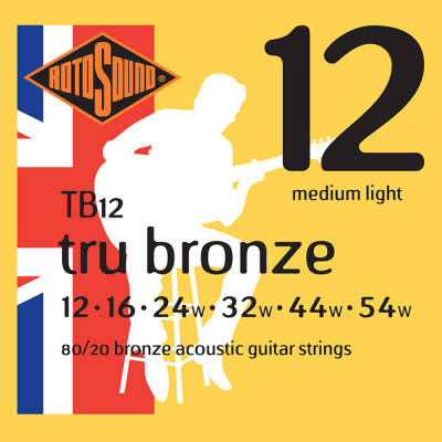 Rotosound - Tru Bronze 80/20 Acoustic 12-54