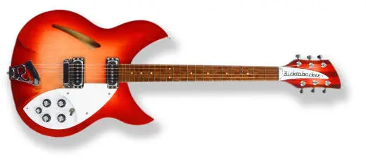 Rickenbacker - 300 Series Thinline Semi-Hollow Electric Guitar with Case - Fireglo