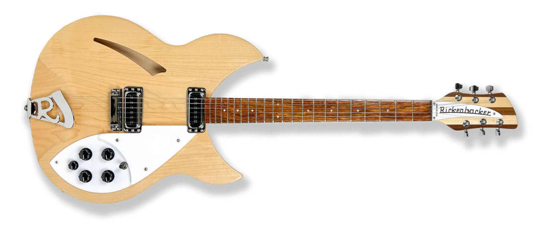 300 Series Thinline Semi-Hollow Electric Guitar with Case - Mapleglo