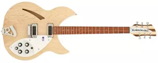 Rickenbacker - 300 Series Thinline Semi-Hollow Electric Guitar with Case - Mapleglo