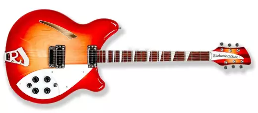 Rickenbacker - 360 Series Semi-Acoustic Guitar with Case - Fireglo