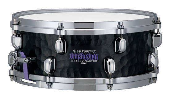 Mike Portnoy Signature Hammered Steel Snare - 14 x 5.5