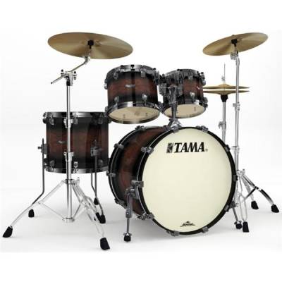 Tama Starclassic Maple 4 Piece Shell Kit With Black Hardware