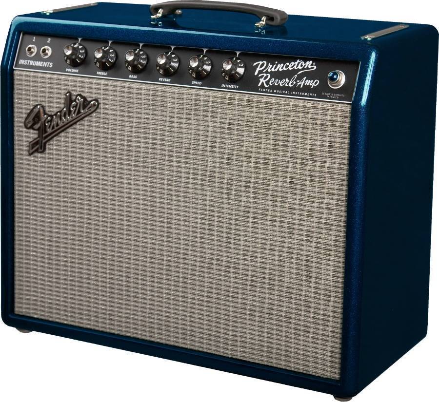 65' Princeton Reverb FSR Reissue Amp - Blue Sparkle