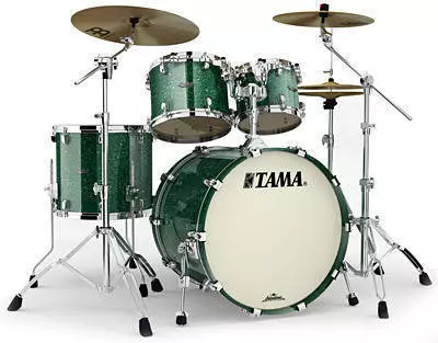 Starclassic Maple 4 Piece Shell Kit with Tom Holder - Jade Sparkle