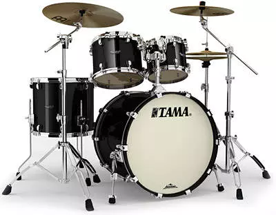 Starclassic Maple 4 Piece Shell Kit with Tom Holder - Piano Black