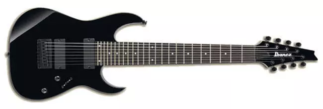 RG 8 String Electric Guitar - Black