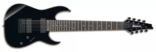 RG 8 String Electric Guitar - Black