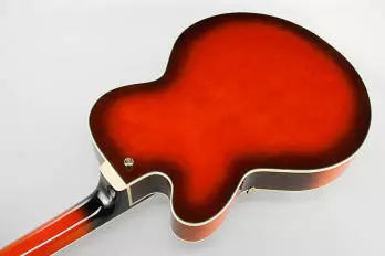Artcore Hollow Body Bass - Sunset Red