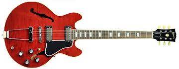ES-390 Figured Top Hollowbody Electric - Trap Inlays - Mini Humbuckers -  Antique Red