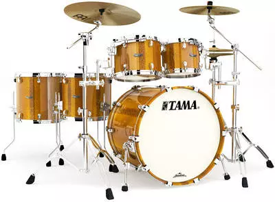 Starclassic Maple 5 Piece Shell Kit - Gold Rush Sparkle