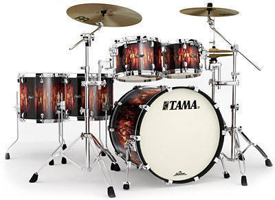 Starclassic Maple 5 Piece Shell Kit - Molten Satin Brown Burst