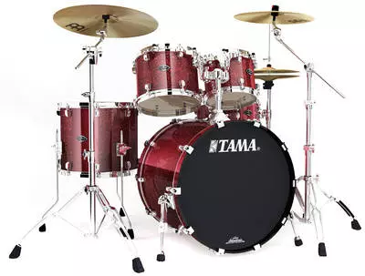 Starclassic Performer B/B 5 Piece Shell Kit with Tom Holder -  Crimson Sparkle