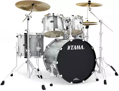 Starclassic Performer B/B 5 Piece Shell Kit with Tom Holder -  Platinum Sparkle