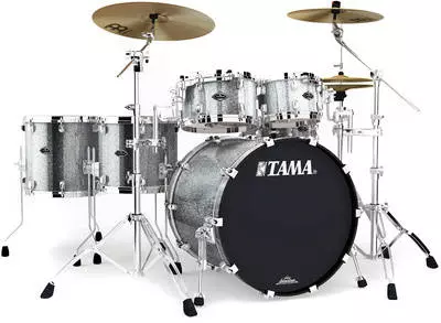 Starclassic Performer B/B 6 Piece Shell Kit with Tom Adapters - Platinum Sparkle