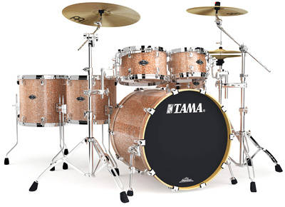 Starclassic Performer B/B 6 Piece Shell Kit with Tom Adapters -  Vintage Champagne Glitter