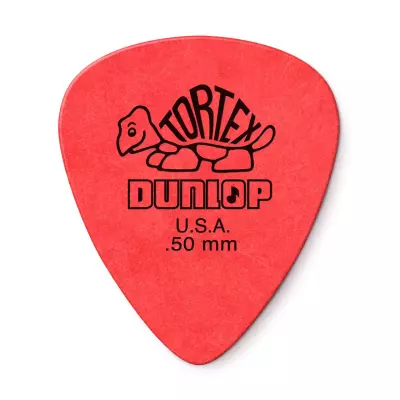 Dunlop - Paquet de 12 plectres Tortex standard (0,5 mm, rouge)