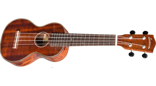 Solid Mahogany Ukulele with Case - Soprano