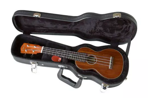 Solid Mahogany Ukulele with Case - Soprano